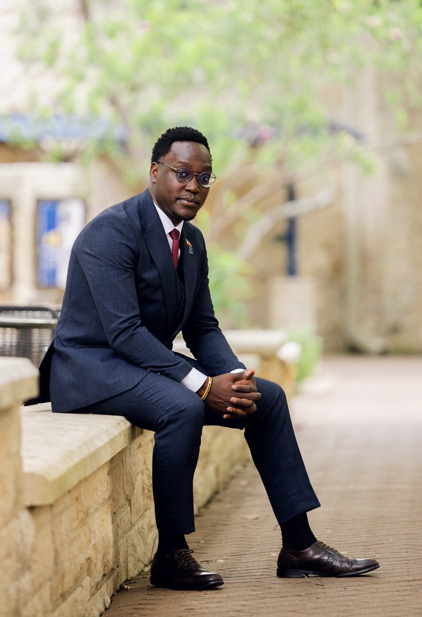 Emmanuel Epau, photographed at St. Edward's University